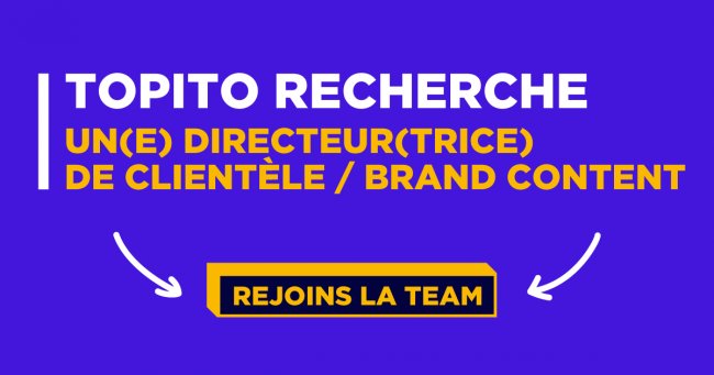 topito_com's tweet photo. Topito recrute un·e Directeur·rice de Clientèle / Brand Content (CDI) https://t.co/hHgPEveYkG https://t.co/iEpS6kNjbL