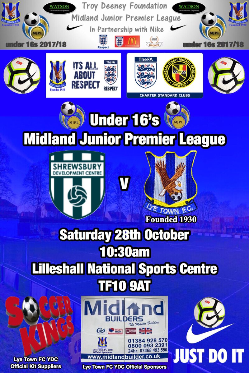 LTFCun16sMJPL's tweet photo. Next Up are in @MJPL_UK action away to @shrewsburydc this coming Saturday morning!
#mjpl #LTFCYDC https://t.co/e8dyNIzXzl