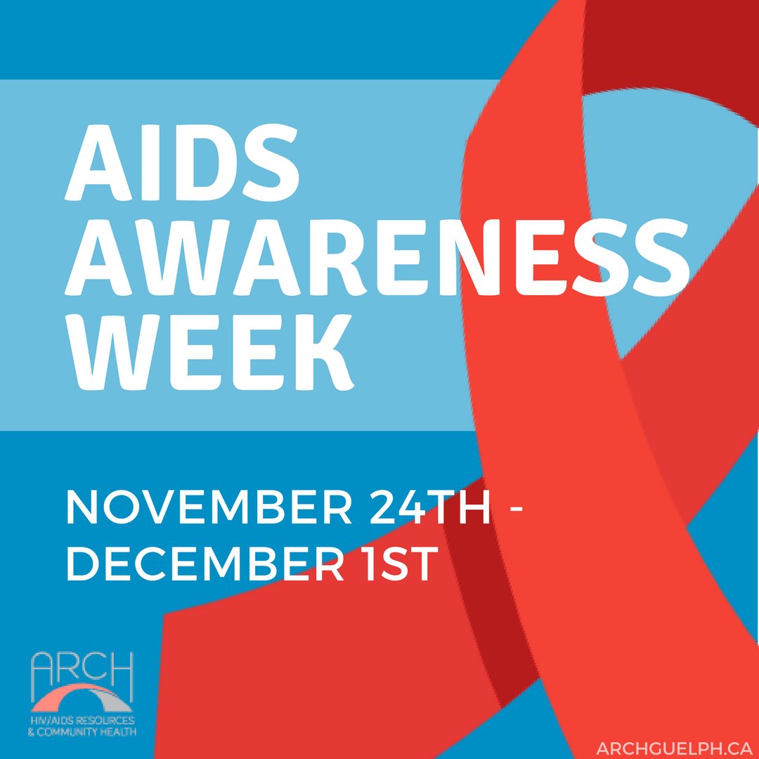 ARCHGuelph's tweet photo. ONE MONTH LEFT! AIDS Awareness Week 2017 will be from Friday November 24th - Friday December 1st. #theredscarfproject #aidsawarenessweek https://t.co/2foRNr3tXq