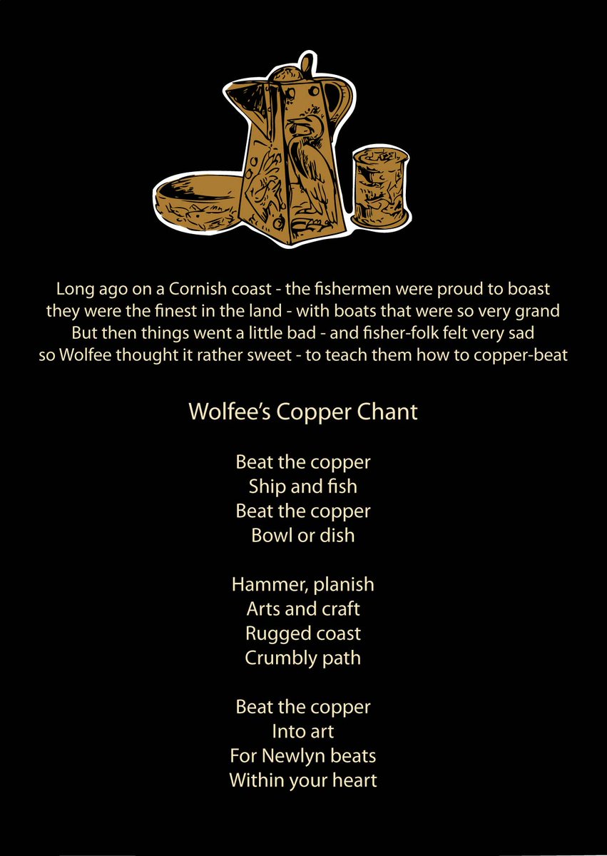 WolfeePixie's tweet photo. @AngelinaGL Wolfee thought you might like these little rhymes about #Newlyn #Copper #Cornish #Fishing #History &amp; #Doombar #Beer ; ) https://t.co/zFxHWZ852x