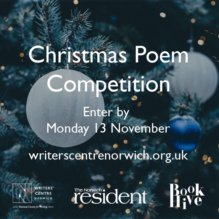 With the festive season fast approaching, we've teamed up with <a href="/norwichresident/">The Norwich Resident</a> <a href="/bookhive/">The Book Hive</a> on a poetry competition >> bit.ly/2y1TEtM