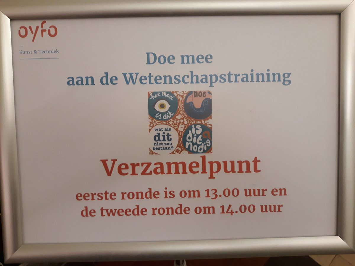 We zijn begonnen met onze #breingym. Met deze sportieve coach gaan we het hele museum door, op zoek naar vragen&amp;antwoorden <a href="/wetenschapswijs/">Wetenschapswijsheid</a>