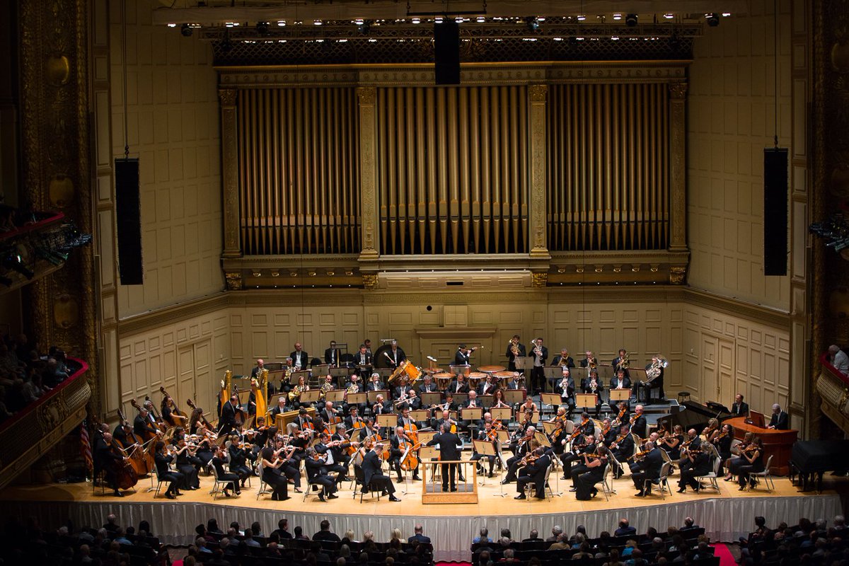 santa_cecilia's tweet photo. #santaceciliatour Orchestra di @santa_cecilia, Antonio Pappano e Martha Argerich alla #SymphonyHall di #Boston Tour Sponsor @EnelGroupIT https://t.co/Y3HF8I8Laf