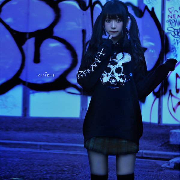 グレー パーカー クロス 後染め wasteland style