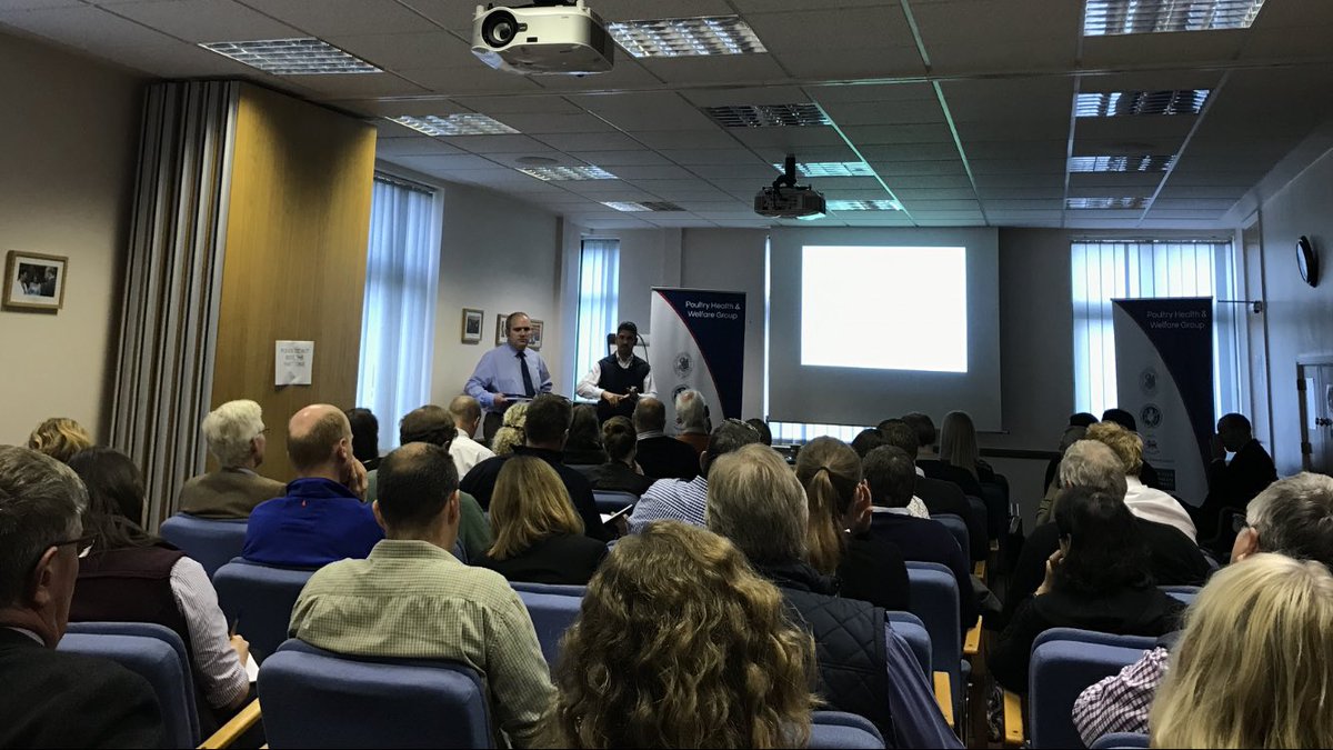 GeorgeBostock12's tweet photo. Good to see a packed out room discussing AI today. Valuable information currently being passed on by @APHAgovuk  #NFU #Poultry https://t.co/fJxKwUPWPp