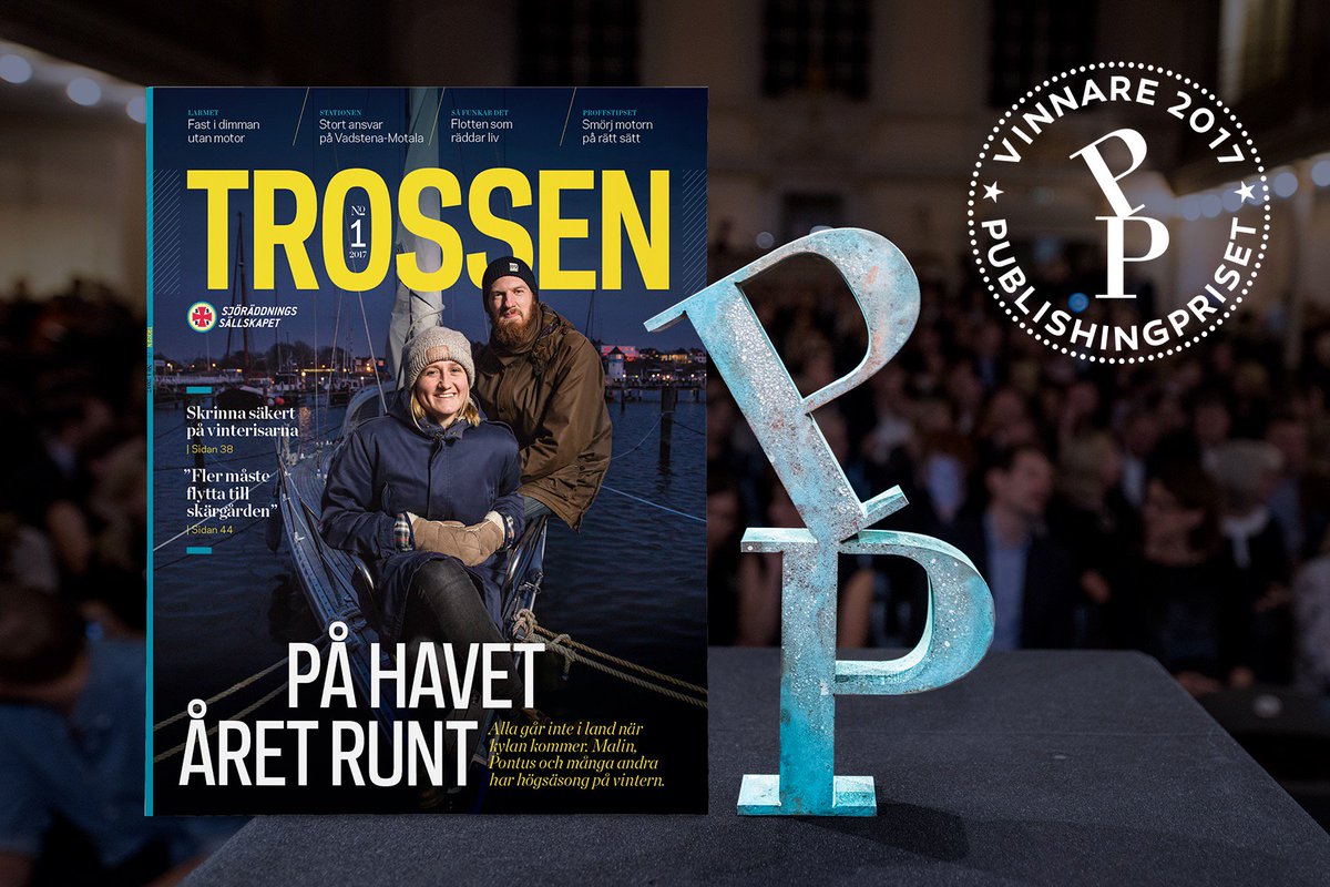Så mycket fint som tävlade om Publishingpriset. Så stolt över att <a href="/Rubrik_SE/">Rubrik</a> vann en kategori, med Trossen! #content #moreventure #gbgftw