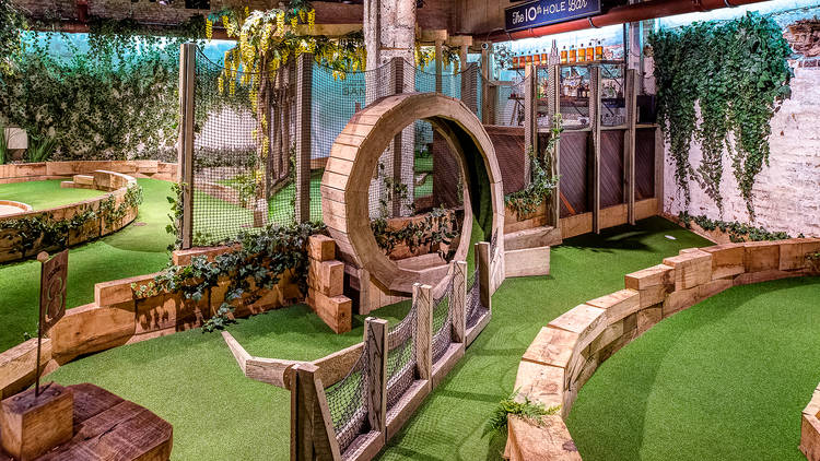 101 things to do in London: Try your hand at <a href="/SwingersLDN/">Swingers - the crazy golf club</a> crazy golf. timeout.com/london/things-…