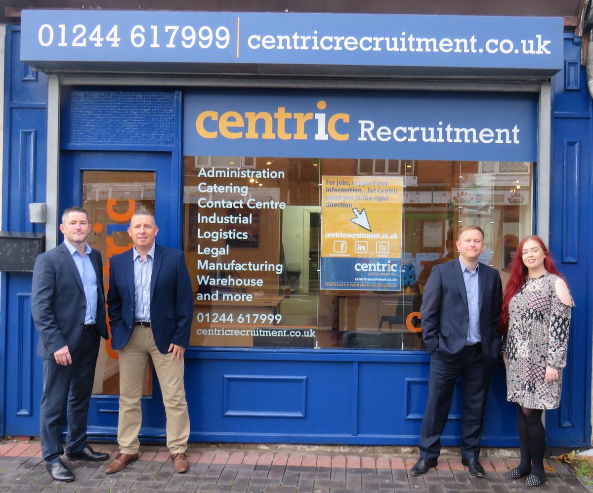 Exciting news! Centric have expanded to North Wales centricrecruitment.co.uk/6515-2/