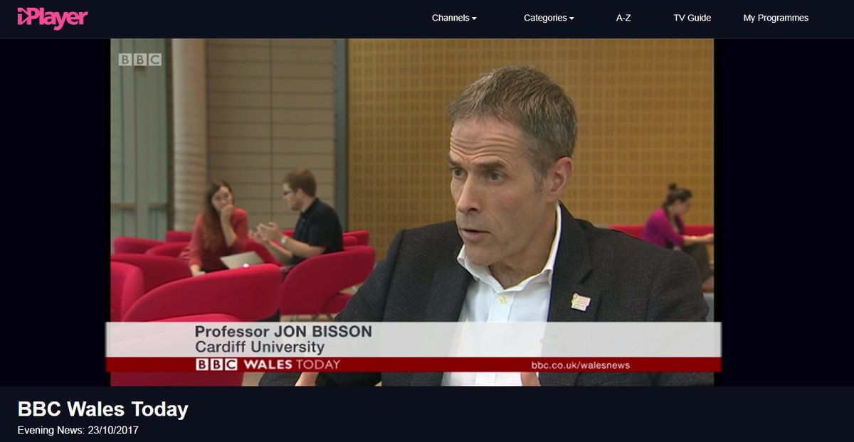 Jon Bisson (@profjonbisson) on Twitter photo I was on <a href="/BBCWalesNews/">BBC Wales News</a> last night talking about 3MDR PTSD research ow.ly/qM9L30g5F1z (at 17:23mins) till 19:00 tonight #PTSD I was on <a href="/BBCWalesNews/">BBC Wales News</a> last night talking about 3MDR PTSD research ow.ly/qM9L30g5F1z (at 17:23mins) till 19:00 tonight #PTSD
