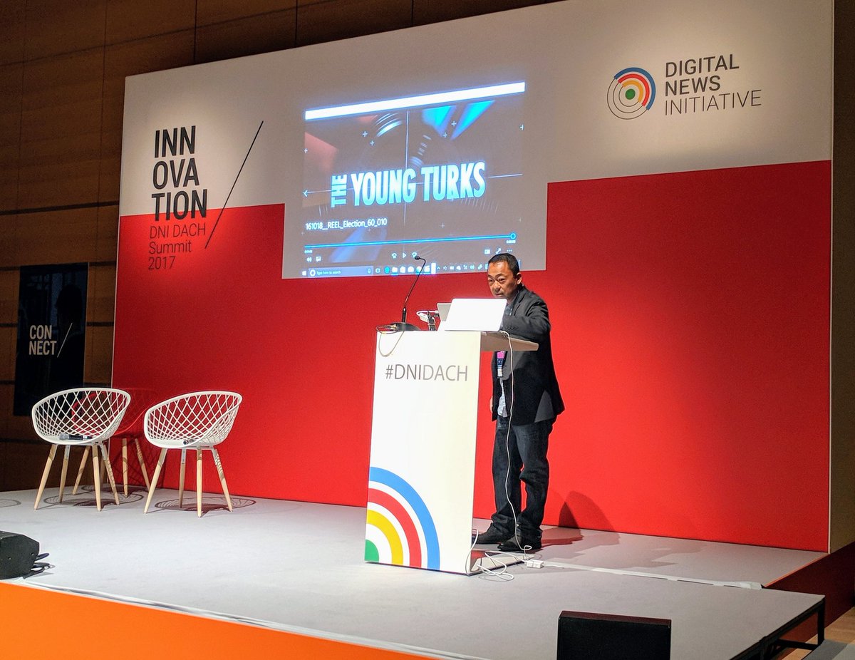 wwwof's tweet photo. Sehr spannend: @stevenoh88 spricht über @TheYoungTurks und ihr Wachstum via #Youtube beim #dnisummit bei den #mtm17 #TYT #dni https://t.co/PaGMkp8XnE