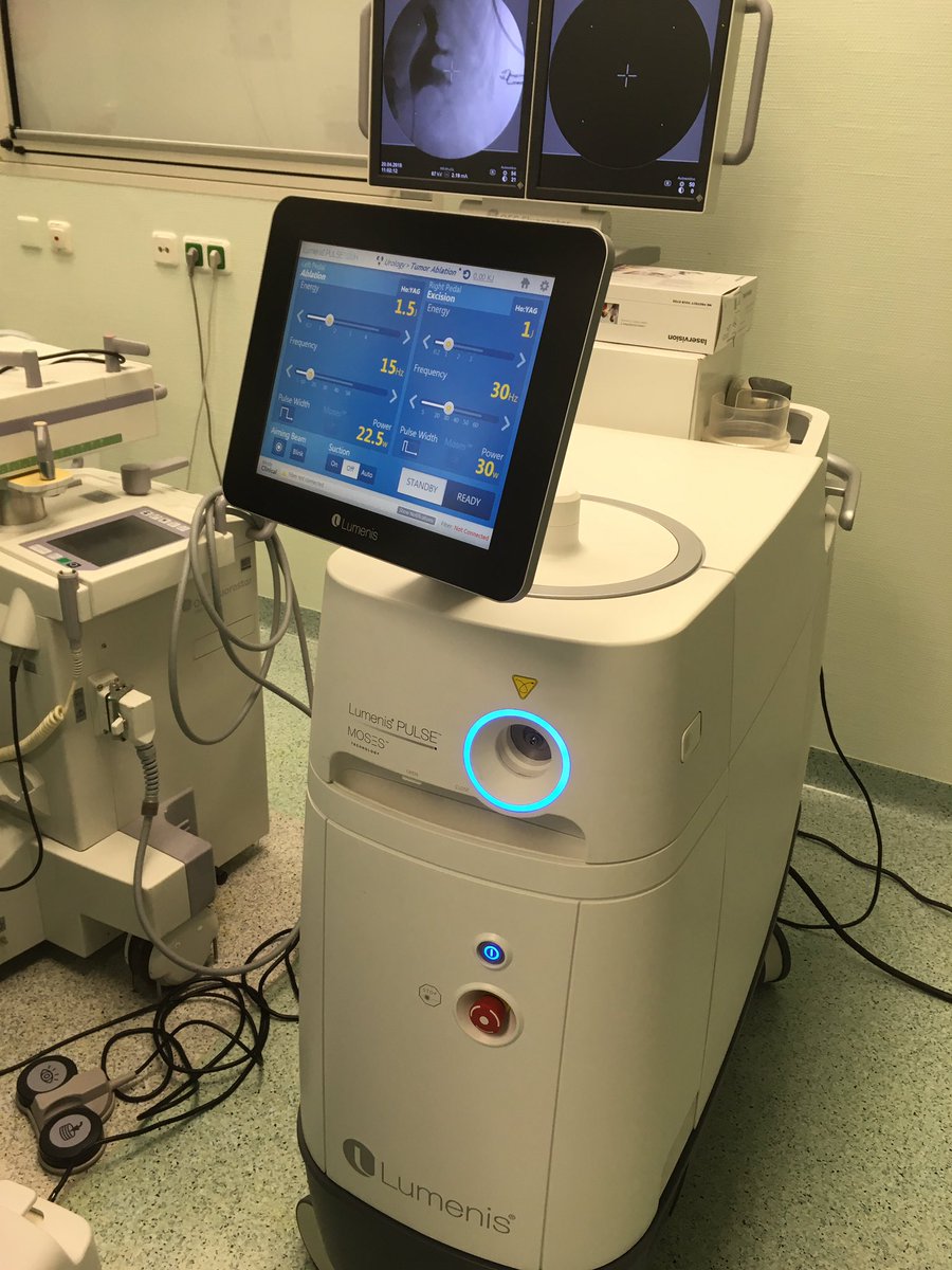 PrzemyslawZugaj's tweet photo. First "in vivo" experience with LumenisPulse120. Impressive! First moses tech op in Poland. @LumenisU @EMC_Szpitale https://t.co/Bk39KIp0nz