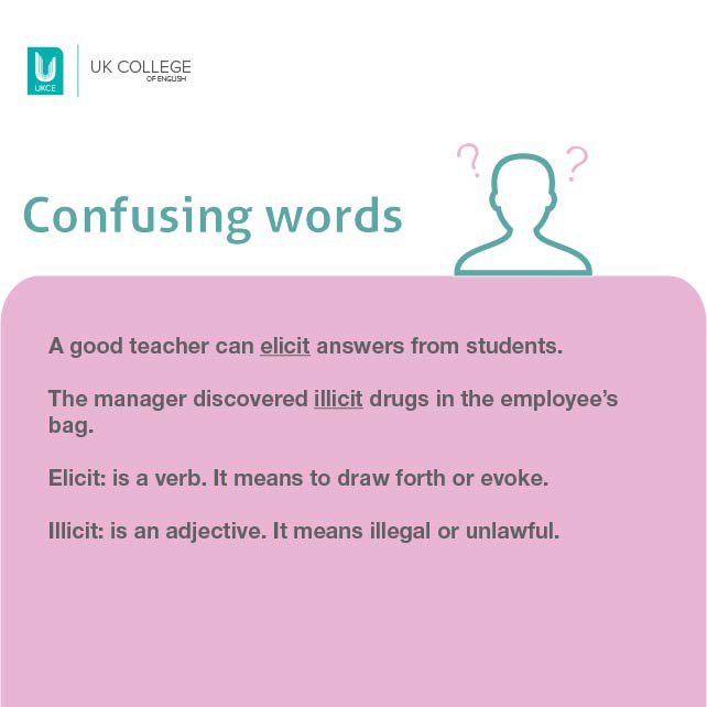 UK4English's tweet photo. Hello Tuesday :) new confusing words!!! #britishcouncil #learnEnglish #englishcourses #studyLondon #UKCE #london https://t.co/YWNU99QabD