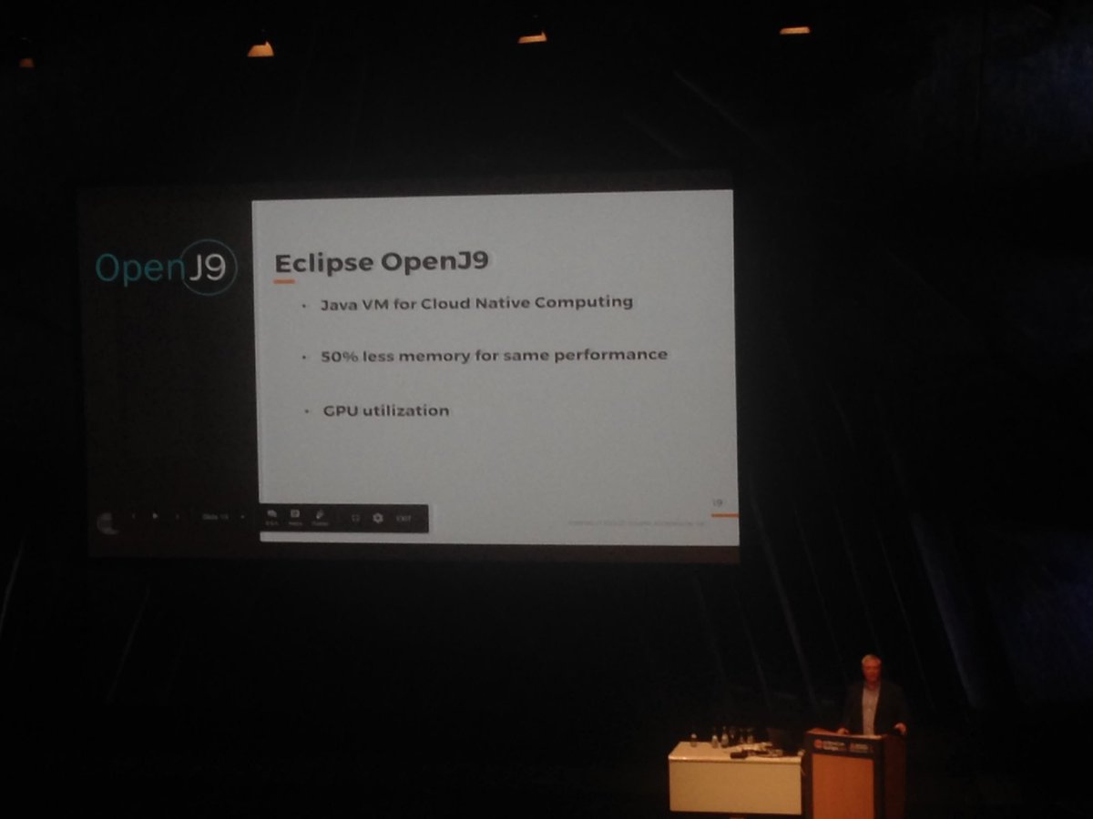 crgracie's tweet image. #OpenJ9 mentioned in the #EclipseCon keynote