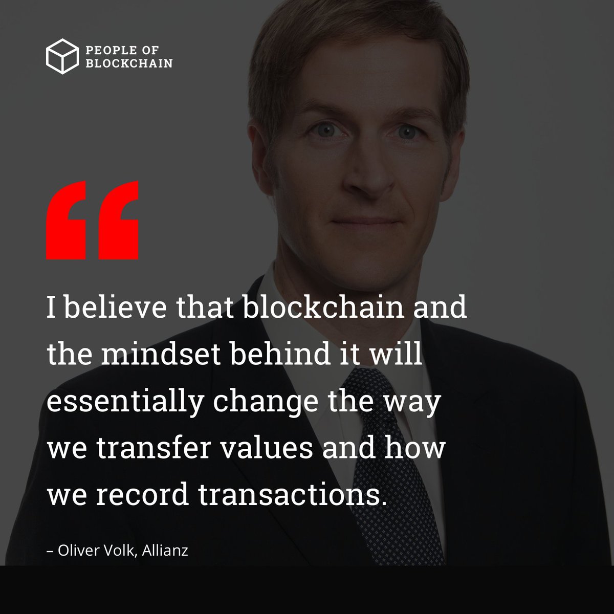 Oliver Volk is working at Allianz as a Blockchain Expert.
#blockchain #peopleofblockchain #tech #bitcoin #ico #iot