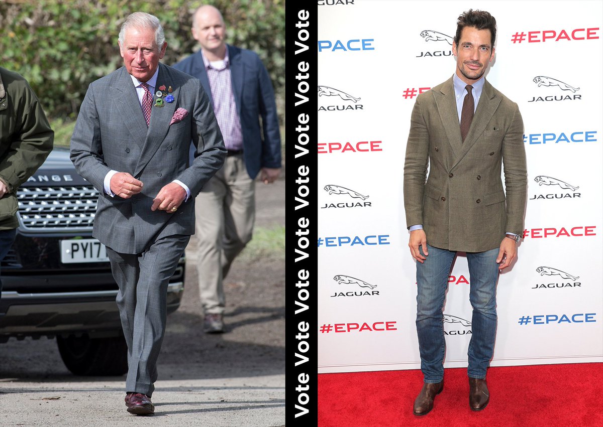 Cast your vote in the poll. #PrinceCharles vs <a href="/DGandyOfficial/">David Gandy</a>.