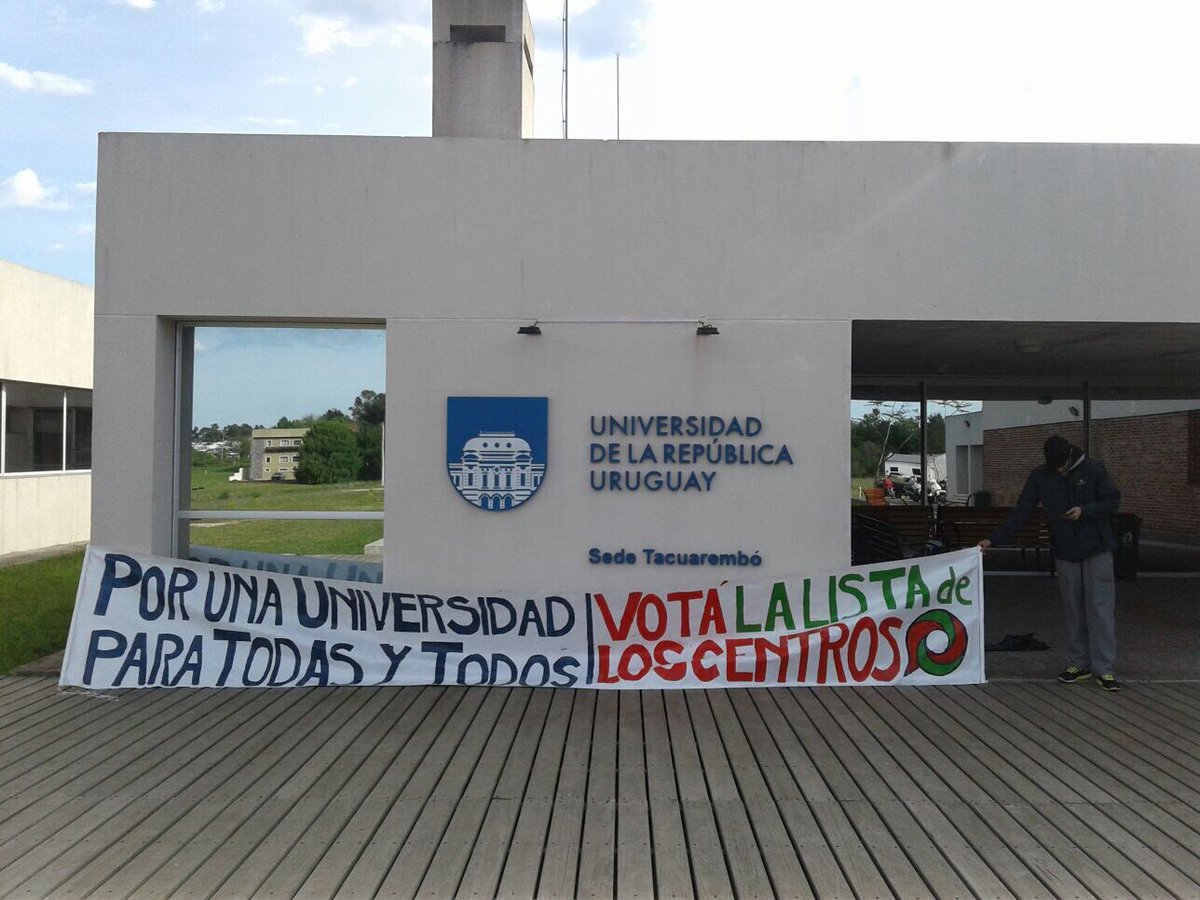 En Tacuarembó también votamos la 6, la Lista de los Centros!