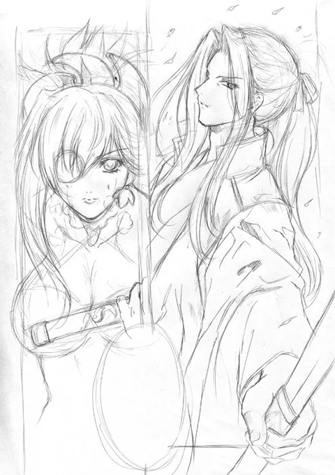 また小次郎漫画をチマチマ描いてるけどいつ出来るかはわからねぇ 