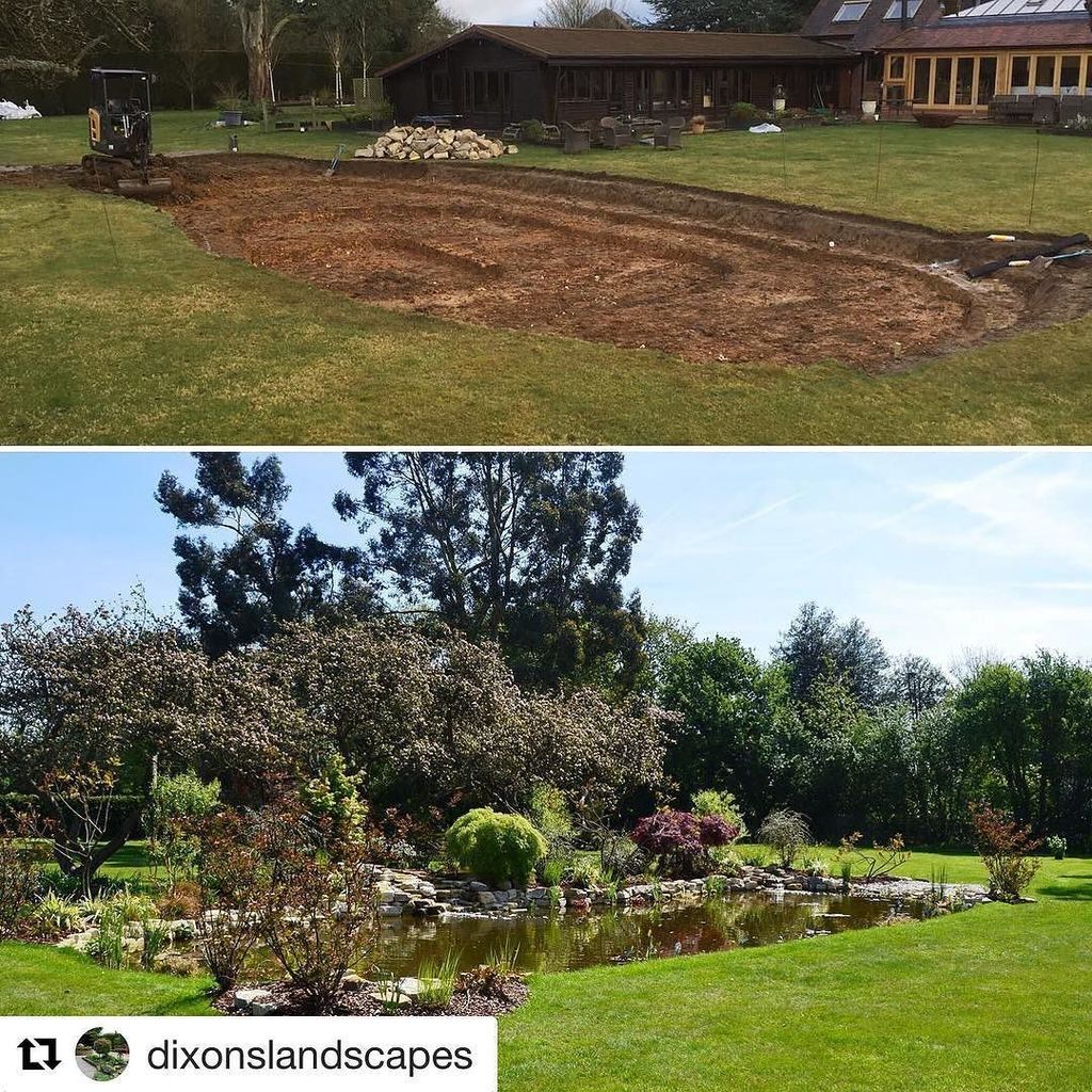 BitesizedBerko's tweet photo. Wow we love this pond created by local firm @dixonslandscapes. If you are needing some garden help give them a cal… https://t.co/OAnfBcTCtZ https://t.co/M4gRTLkBVV