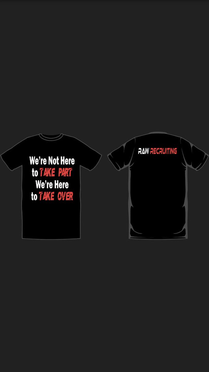 CoachRaw_'s tweet photo. Get you a shirt TODAY‼️‼️ #BeDifferent #TeamRaw #RawRecruiting
https://t.co/i3Em0F23pW https://t.co/1ALQL8DL5W