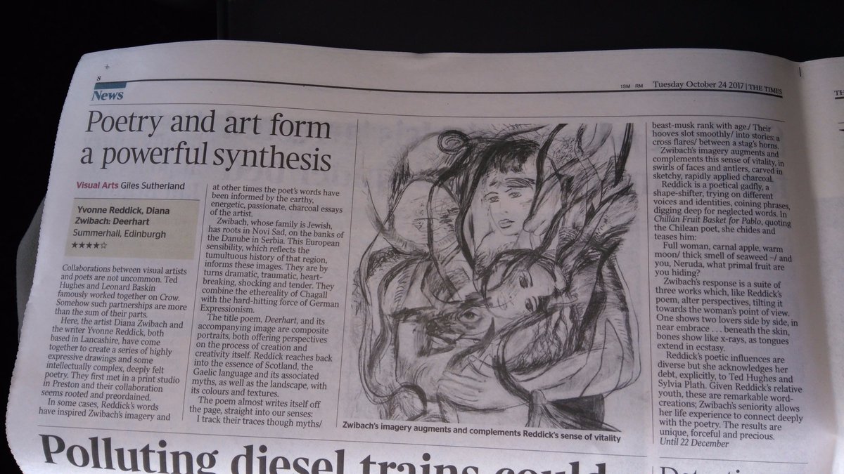 In The Times today. Fantastic work by Diana Zwibach and Yvonne Reddick <a href="/Summerhallery/">Summerhall</a>