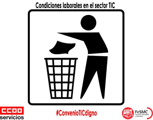 Esto es lo que pretende hacer la patronal AEC y ANEIMO con las condiciones de trabajo del #ConvenioTIC.
#ConvenioTICdigno
#PrecarityWar
#TIC