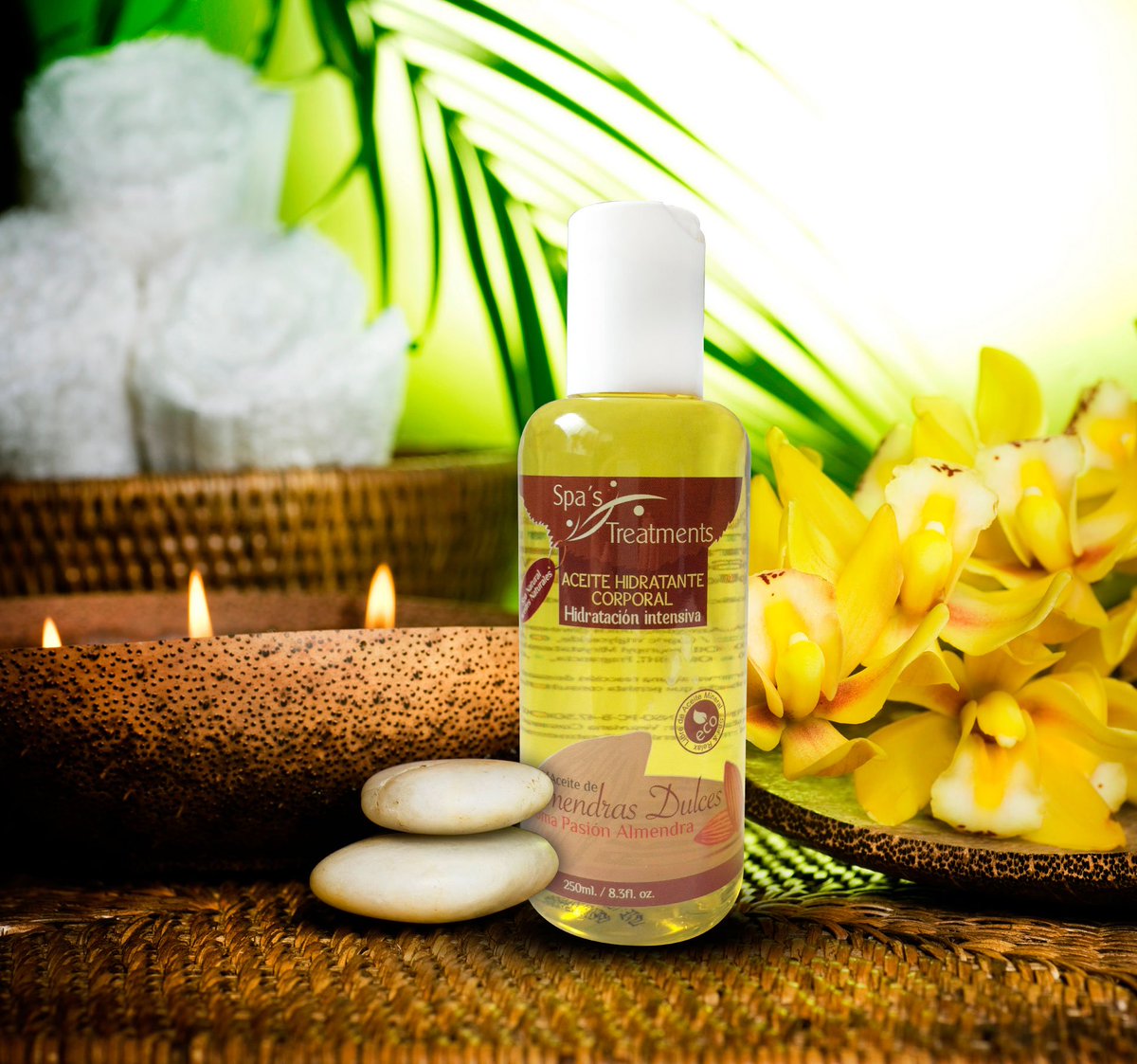 SpasTreatments's tweet photo. Nuestro ligero aceite corporal #SpasTreatments a base de almendras dulces, revitaliza y protege la piel, suavizándola e hidratándola. https://t.co/movhURYZhM