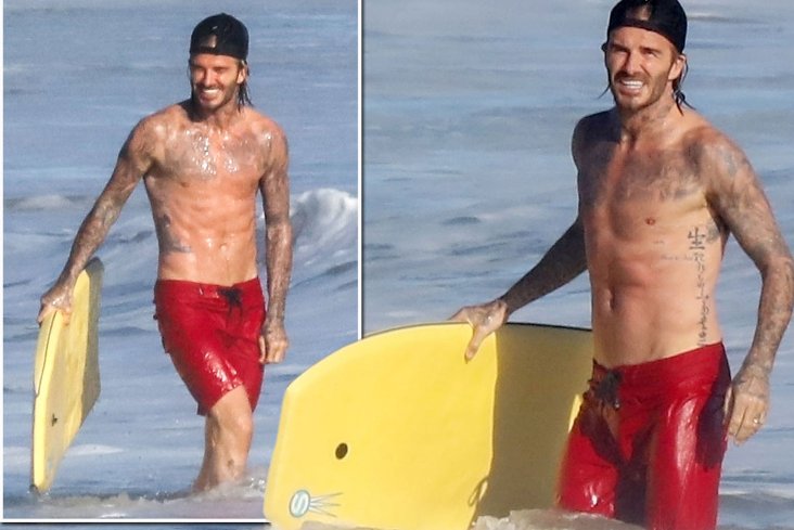 Beth3am's tweet photo. Oh, hello David Beckham and not so little Becks... 
https://t.co/Ck7lwMvuse https://t.co/NT3nKk79rB