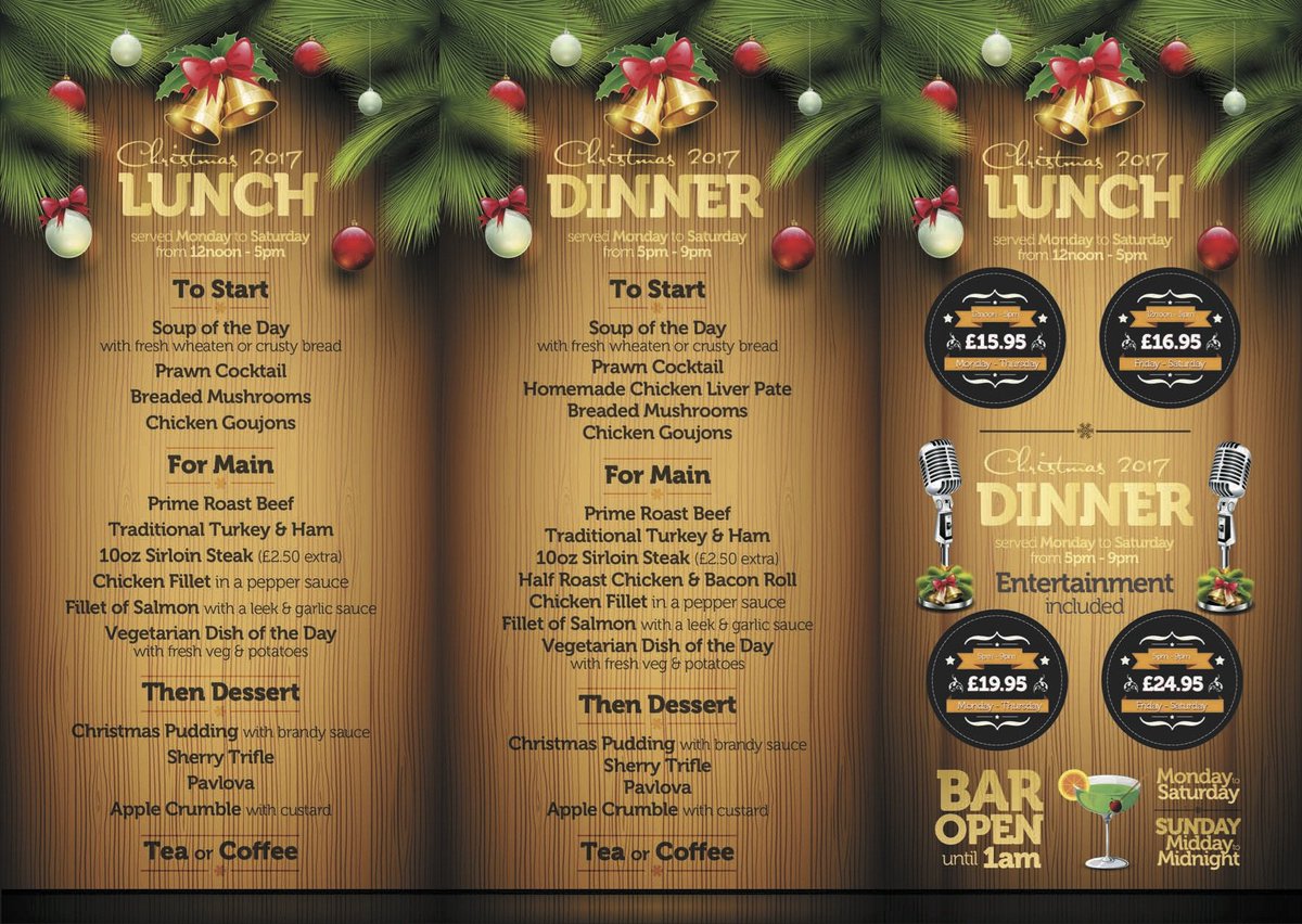 RedzRestaurant's tweet photo. Christmas at Redz! Contact us directly on 02894428100 for all enquiries regarding Christmas Party bookings! https://t.co/7BfZSrHR4V