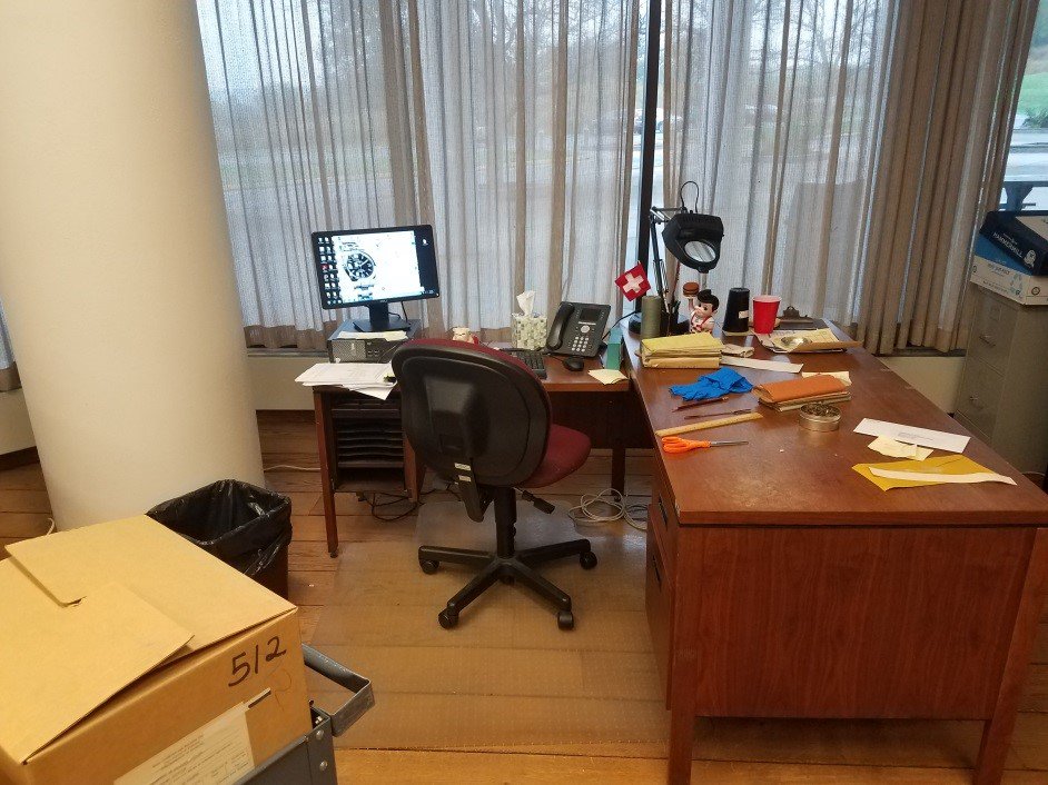KYStateArchives's tweet photo. My project workspace in the back office, where I index records and edit databases. #KDLA #KYArchivesTakeover https://t.co/FOllUw7RP1