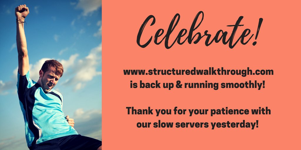 swplains's tweet photo. #eWalkThrough users--Thank you again for your patience with our slow servers yesterday! https://t.co/NrHCumk2aC