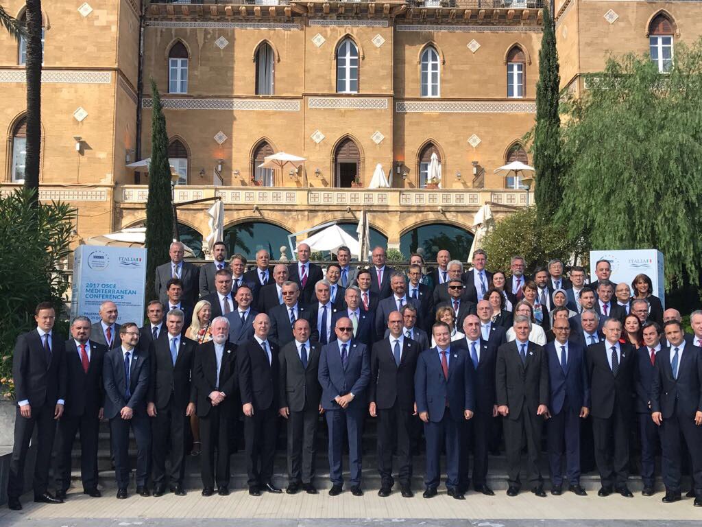 AbelaCarmelo's tweet photo. #MediterraneanMigration cooperation is an asset: working tgr for mutual beneficial opportunities @ #OSCEMed conf hosted by @angealfa @Italy https://t.co/59MPzKzP7y