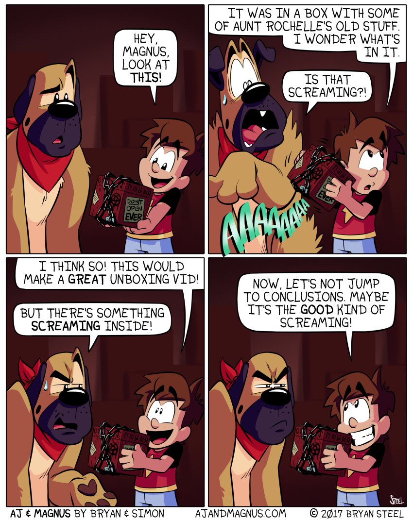 ajandmagnus's tweet photo. The Box #ajandmagnus #comics #halloween https://t.co/0EcI00mRS1