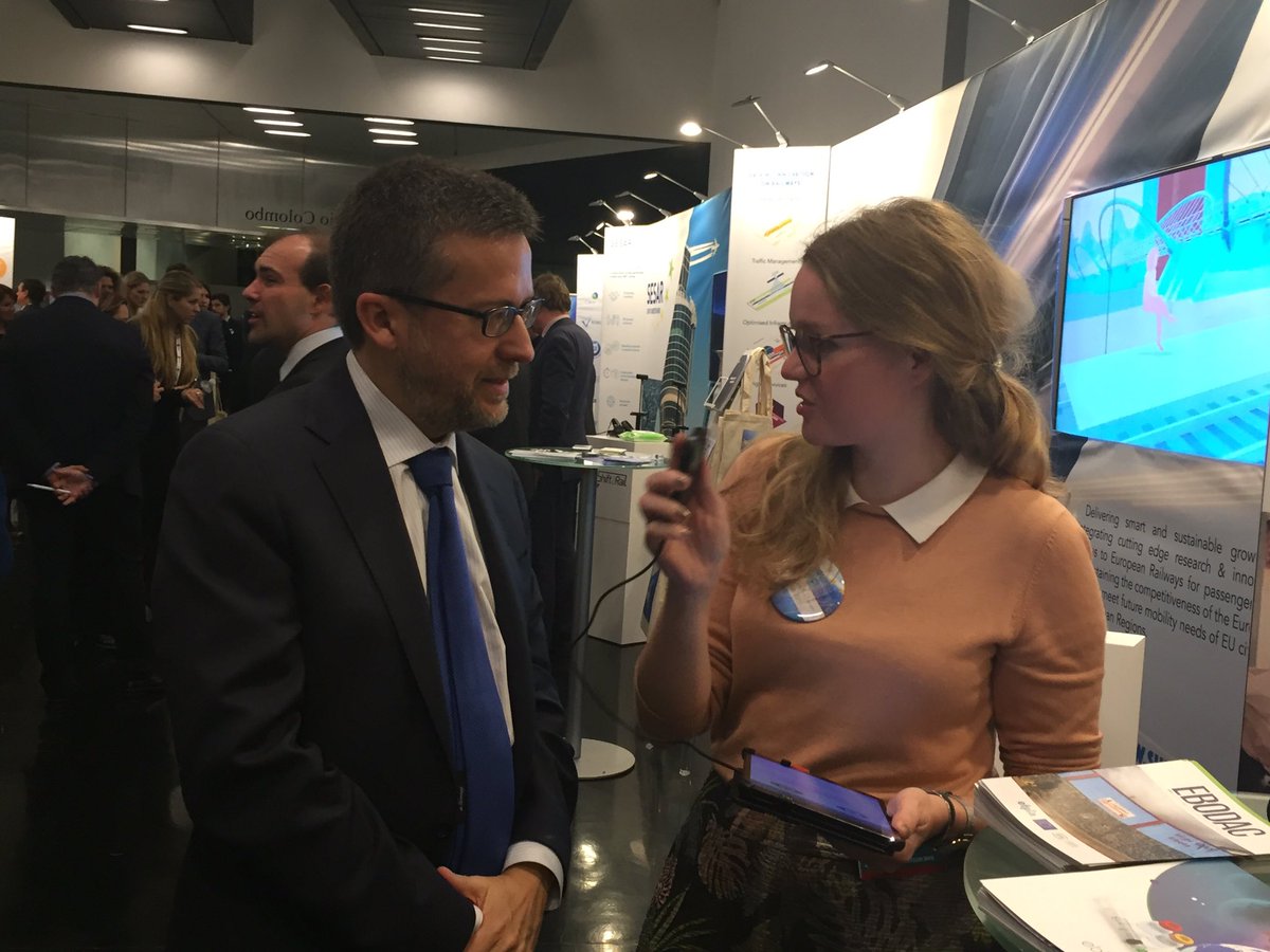 IHIEurope's tweet photo. Commissioner @Moedas gets the Sierra Leone #Ebola vaccine trial experience with an iris scan at #JUs4Innovation https://t.co/3EGgX17yVC