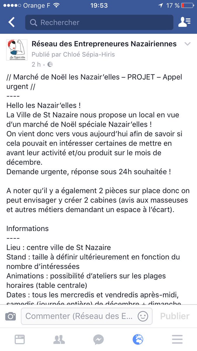 NazairElles's tweet photo. Un marché de Noël à #SaintNazaire avec des créatrices de la région, ça vous dirait ? https://t.co/asSM0WLMph https://t.co/jROEoM3qxX