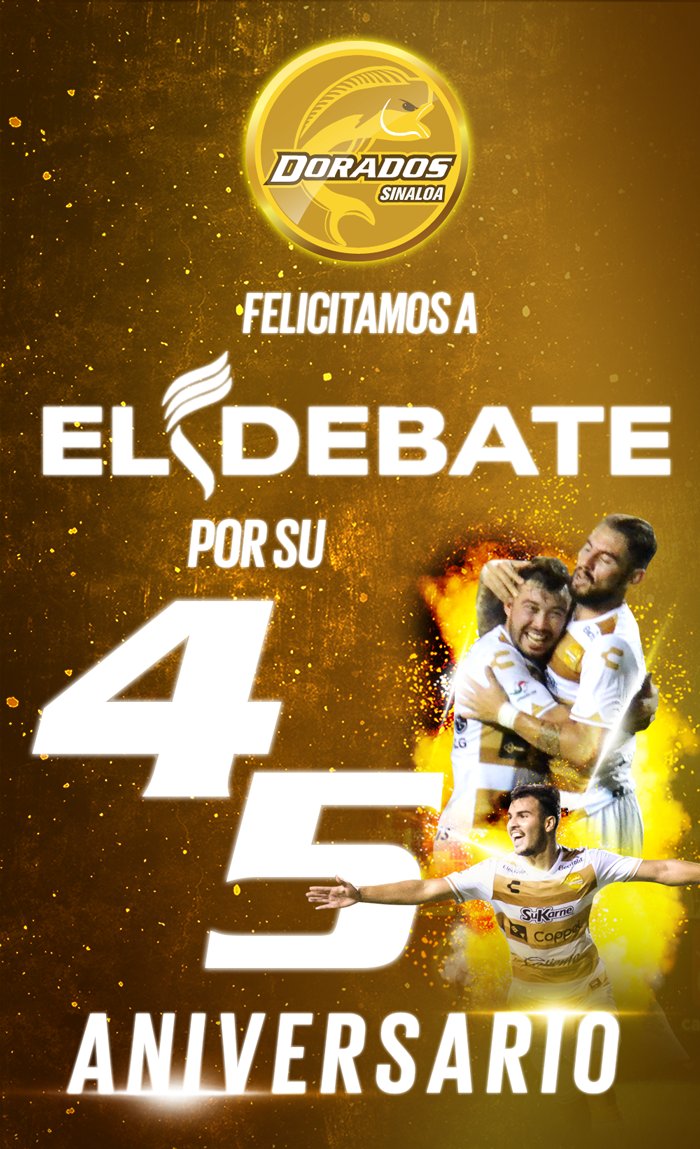 🎉 ¡Felicidades <a href="/ELDEBATE/">Debate</a> por su #45Aniversario! 😃