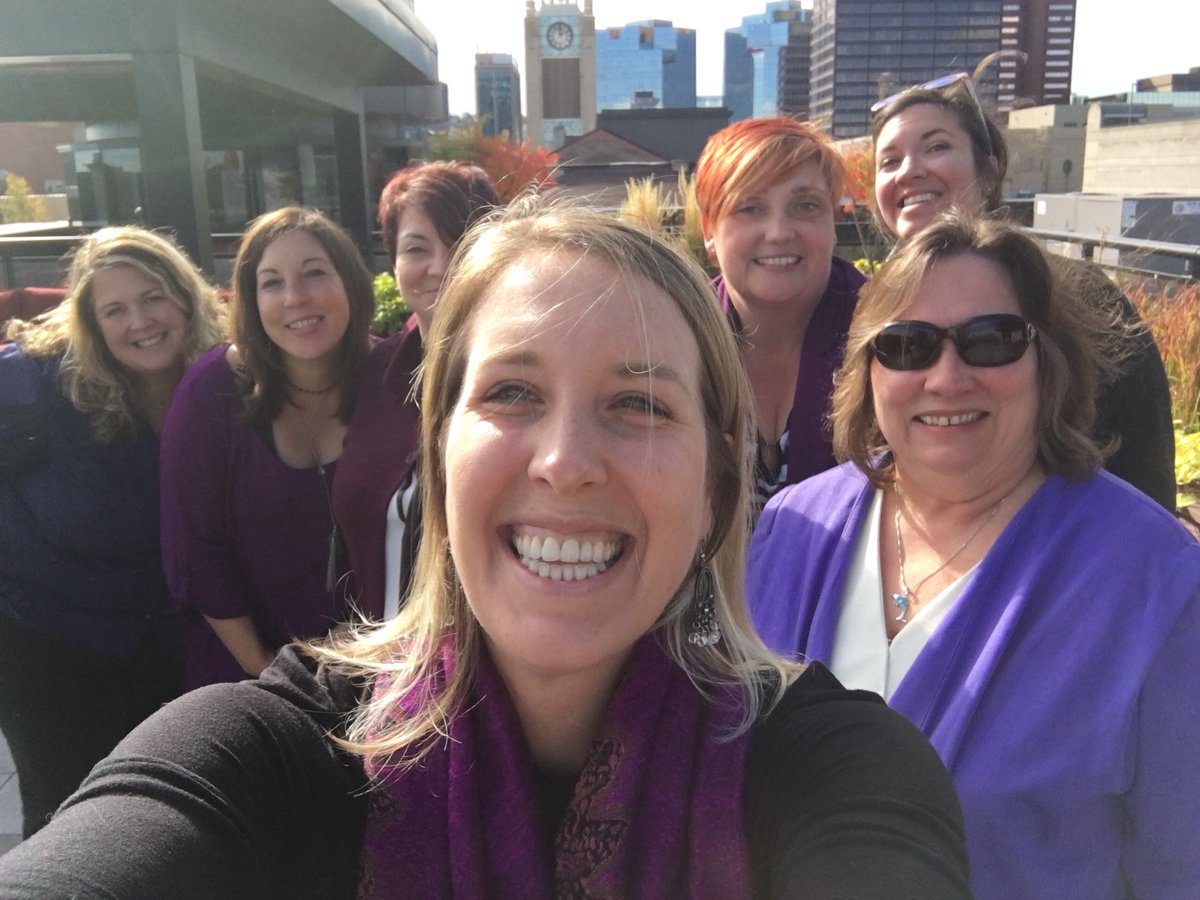 HamiltonFHT's tweet photo. Having more fun with #dresspurpleday for #ChildAbusePreventionMonth! https://t.co/F2brIfAZGi