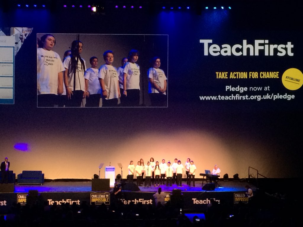 rachhaak's tweet photo. Merrill melody makers just stormed the stage at Wembley- incredible! What talent- thank you. @Merill_head #TFChallenge https://t.co/ta0zIG4TGb