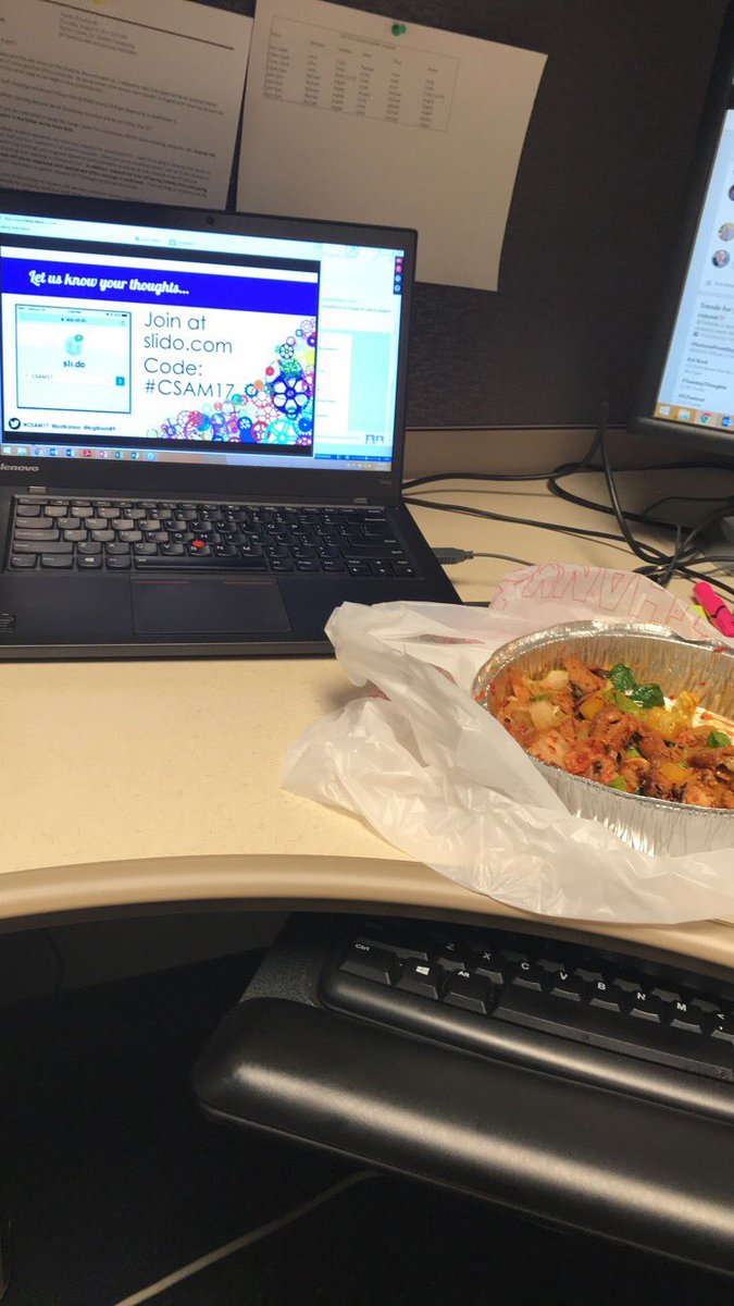 kuhrentweets's tweet image. Tuned in to #CSAM17 on Resilience and Grit!