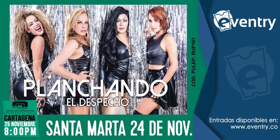 Vive una noche llena de plancha y despecho el #Nov24 #santamarta al lado de las mejores; <a href="/YolandaRayo10/">Yolanda Rayo</a> <a href="/sabinocaro/">Carolina Sabino</a> <a href="/Marbelle30/">MARBELLE</a> <a href="/MajidaIssa1/">Majida issa</a>