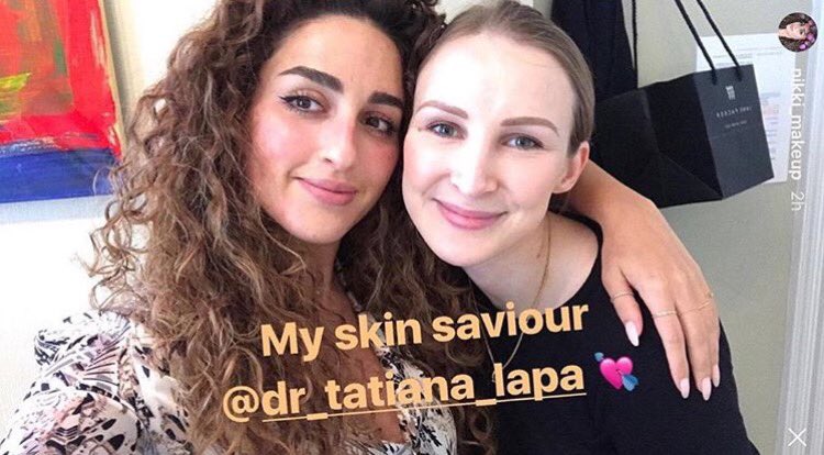 dr_tatiana_lapa's tweet photo. Happy clients mean so much to us 💕 Dr Tatiana in clinic with the gorgeous @nikki_makeup ✨💥✨#skin #beauty #aesthetics #skinqueen https://t.co/LNj8IcqYe8