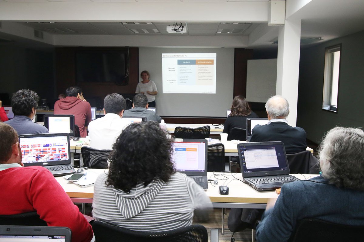IDEMINAGRI's tweet photo. @IGNSpain Dicta esta semana Curso Avanzado de Normalización ISO 19100 para profesionales @IDEMINAGRI  en @CIREN_CHILE https://t.co/UnYhv1zWIf