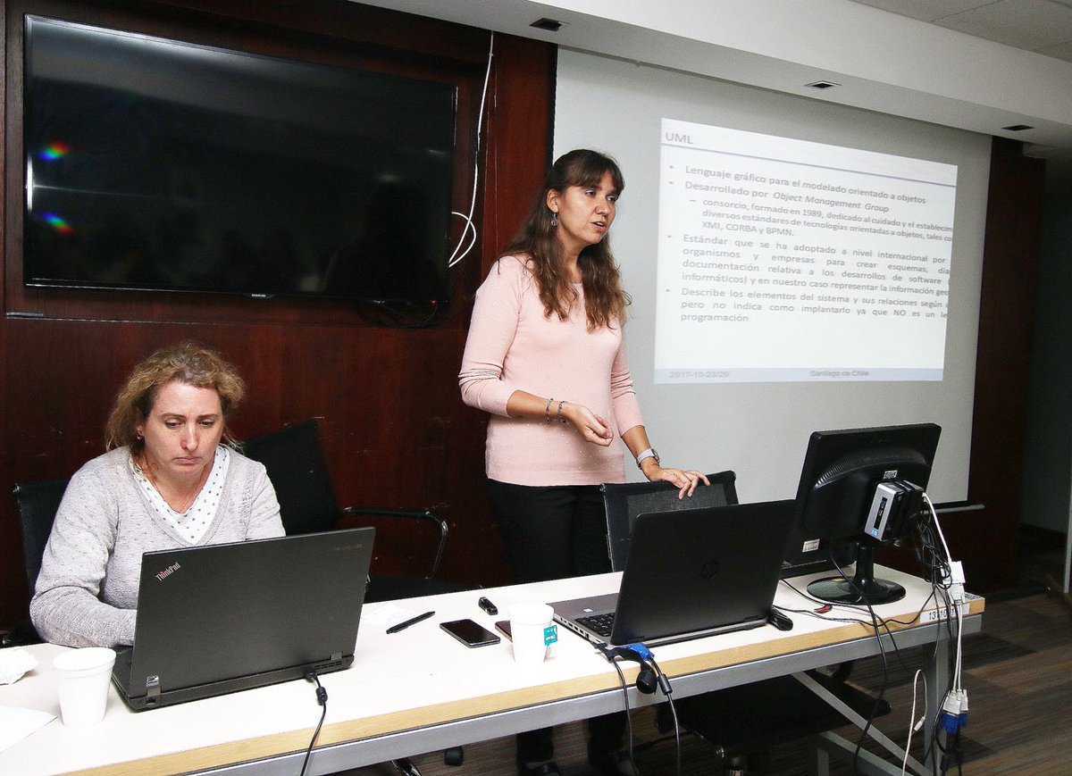IDEMINAGRI's tweet photo. @IGNSpain Dicta esta semana Curso Avanzado de Normalización ISO 19100 para profesionales @IDEMINAGRI  en @CIREN_CHILE https://t.co/UnYhv1zWIf