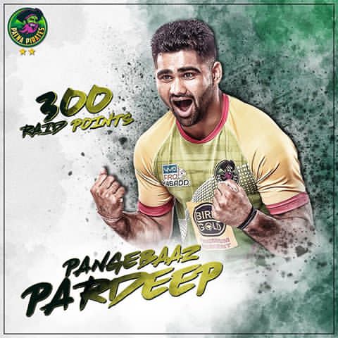 Harshityadav4u's tweet photo. Pardeep Narwal Score #34Points Against @HaryanaSteelers In The #Eliminator2 Of The #VIVOProKabaddi & That Is The Record For Pardeep Narwal.. https://t.co/0wGLfrCoZu