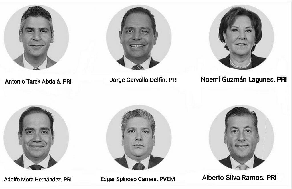 Enea_Salgado's tweet photo. No olviden: 
Estos son los ex funcionarios cómplices de Javier Duarte que permanecen impunes. 
PRI evita desafuero de Tarek y Silva Ramos. 👇 https://t.co/TlypU3U6iL