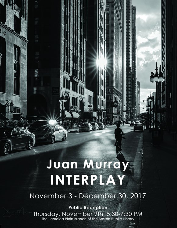 Excited about artist, Juan Murray's exhibit opening 11/3 at the JP Library!  Sponsored by <a href="/OpticalDesigns/">Optical Designs</a> ow.ly/JxnG30g6heO