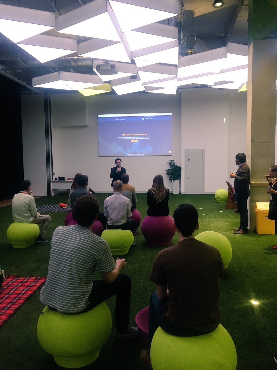 amandatells5's tweet photo. Helping startups @Plexalcity to go further - @DanielMoraite takes the floor to introduce @CapitalPilot https://t.co/UzhfncCZa5