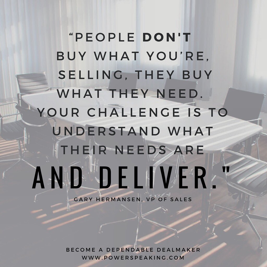 PowerSpeaking's tweet photo. Transform into a dependable dealmaker with SalesSpeaking - includes advice from over 30 Silicon Valley execs. #powerspeaking https://t.co/fwDWL9vtZh