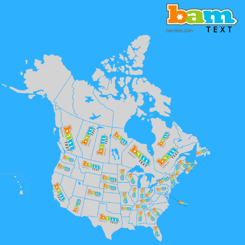 BamText's tweet photo. DID YOU KNOW: BamText products can be found in 10 provinces and 33 states?
It's very easy to find BamText - just look around! #sms #custserv #text2vote https://t.co/EBqUrkcL1T