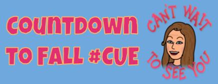 Excited 2 present @ Fall #CUE. Ts learn global platforms to increase s engagement/motivation. Ss will beg for more!
sched.co/CBQU