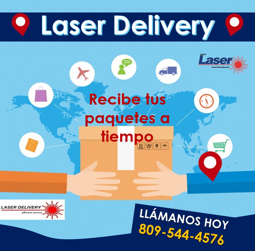 gpsgrupolaser's tweet photo. Monitorea y recibe tus paquetes a tiempo con #LaserDelivery 🗳😁😁Un servicio de #GrupoLaser https://t.co/Ys9C0ONvYV